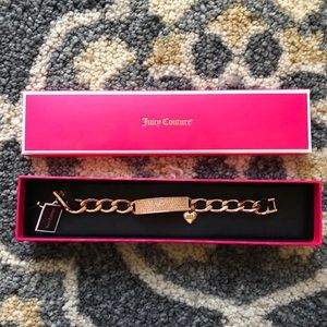 NWT. Juicy Couture B-Chunky ID bracelet